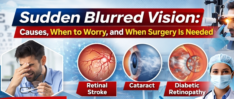 Sudden Blurred Vision: Causes, When to Worry, and When Surgery Is Needed